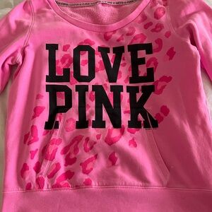 Victoria’s Secret love pink soft and cozy sweatshirt